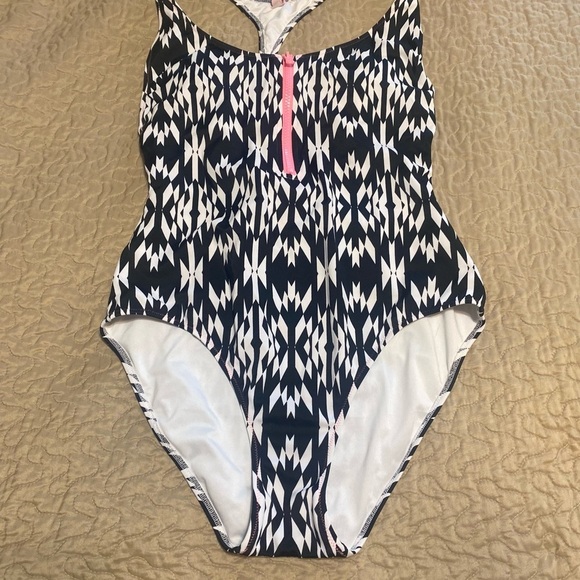 “VICTORIA’S SECRET” Zip Up Racerback Swimsuit - Picture 5 of 15